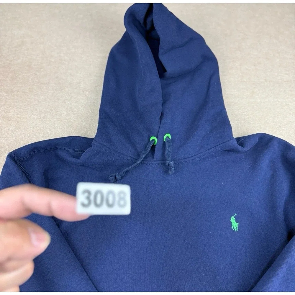 Polo Ralph Lauren Sweatshirt‎ Men's XL Blue Green Pony Hoodie